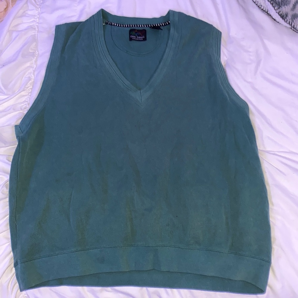 Green/blue super cute sweater/vest!